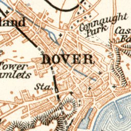 Environs of Dover map, 1906 Preview 2