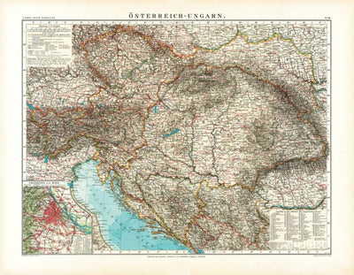 General map of the Austro-Hungarian Empire, 1905 Preview 1