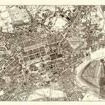 Edinburgh city map, central part, 1908 Preview 1