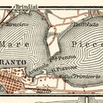 Environs of Taranto map, 1929 Preview 1