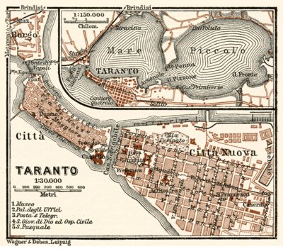Taranto town plan, 1929 Preview 1