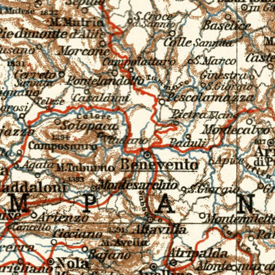 Central Italy map, 1929 Preview 2
