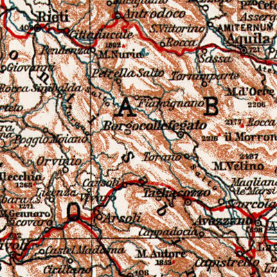 Central Italy map, 1909 Preview 3