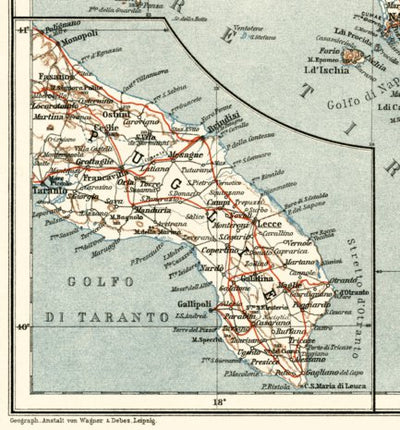 Puglia map, 1929 Preview 1