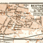Beuthen (Bytom) map, 1911 Preview 1