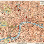 London city map, 1903 (legend in Russian) Preview 1
