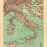 Italy Map (in Russian), 1910 Preview 1