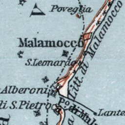 Venice environs map (Laguna Veneta), 1911 Preview 2