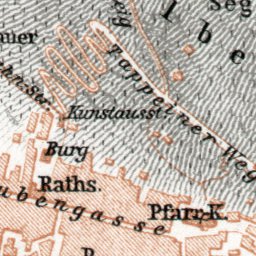 Meran (Merano) town plan, 1910 Preview 2
