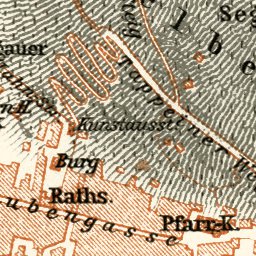 Meran (Merano) town plan, 1913 Preview 2