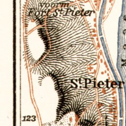 Maastricht - Pietersberg map, 1909 Preview 2