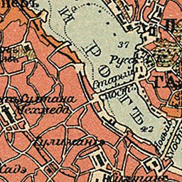 Constantinople or Istanbul environs map (in Russian), 1910 Preview 2