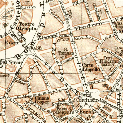 Milan (Milano) city map, 1913 Preview 2