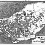 Orvieto city map, 1898 Preview 1