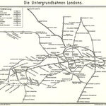 London tube diagram, 1911 Preview 1