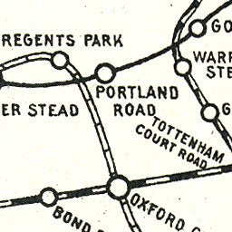 London tube diagram, 1911 Preview 2