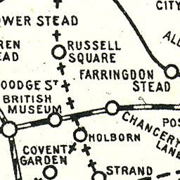 London tube diagram, 1911 Preview 3