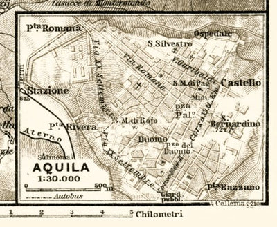 L'Aquila town plan, 1929 Preview 1