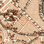 Rīga old town (city center) map, 1914 Preview 2