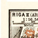 Rīga old town (city center) map, 1914 Preview 3