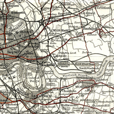 Greater London (Environs of London), 1907 Preview 3