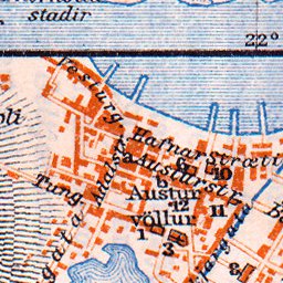 Reykjavik town plan, 1910 Preview 2
