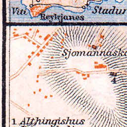 Reykjavik town plan, 1910 Preview 3