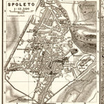 Spoleto town plan, 1909 Preview 1