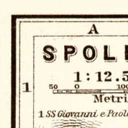 Spoleto town plan, 1909 Preview 3
