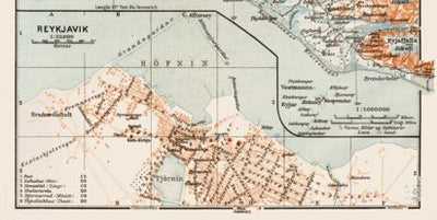 Reykjavik town plan, 1931 Preview 1