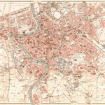 Rome (Roma) city map, 1909 Preview 1