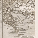 Spezia environs map, 1913 (1:40,000 scale) Preview 1