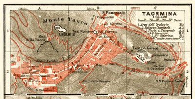 Taormina town plan, 1929 Preview 1