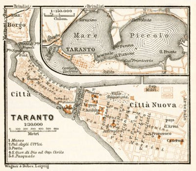 Taranto town plan, 1912 Preview 1