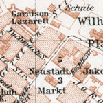Torun (Thorn) city center map, 1911 Preview 2