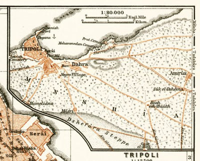 Environs of Tripoli (طرابلس‎), 1911 Preview 1