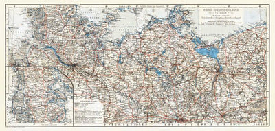 Germany, northwestern provinces of the northwestern part (with Schleswig). General map, 1906 Preview 1