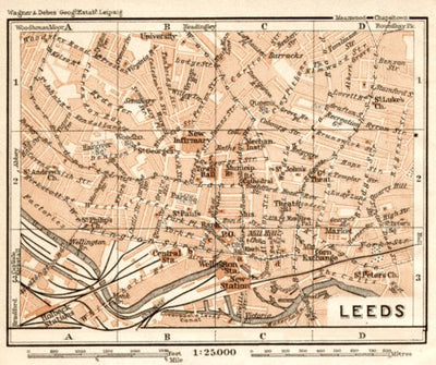 Leeds city map, 1906 Preview 1