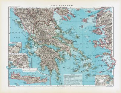 Greece Map, 1905 Preview 1
