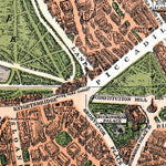 London illustrated (pictorial) city map, about 1910 Preview 2