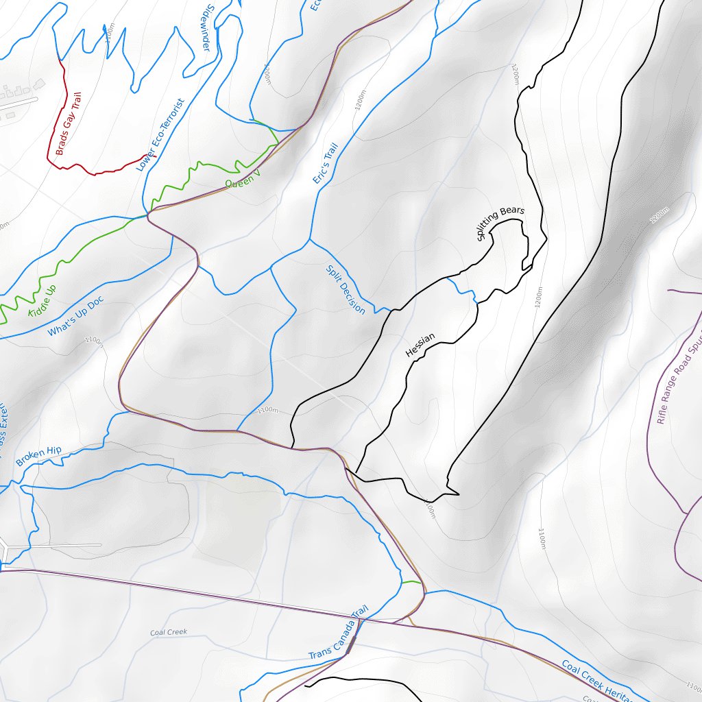 Fern Ridge Cycle Path Ridgemont / Fernie Ridge Mountain Bike Trails Map by Trailforks ...