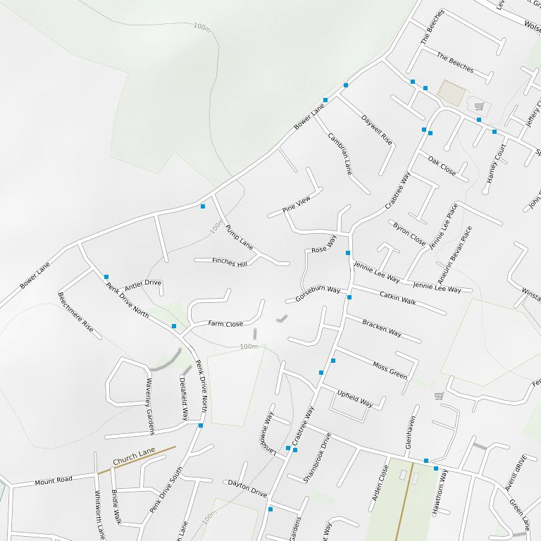 Rugeley Mountain Bike Trails Map by Trailforks | Avenza Maps