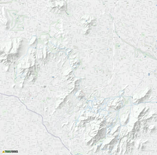Phoenix Mountains Preserve Mountain Bike Trails Map by Trailforks ...
