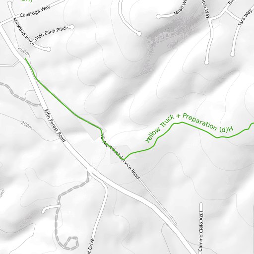 596 Map Rancho La Costa Preserve Mountain Bike Trails Map by Trailforks ...