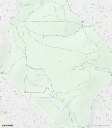 Nose Hill Park Mountain Bike Trails Preview 1