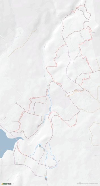 Clitheroe Mountain Bike Trails Map by Trailforks | Avenza Maps