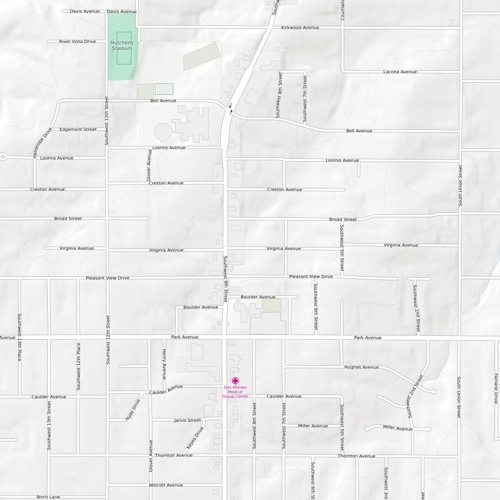 Des Moines Mountain Bike Trails Map by Trailforks Avenza Maps