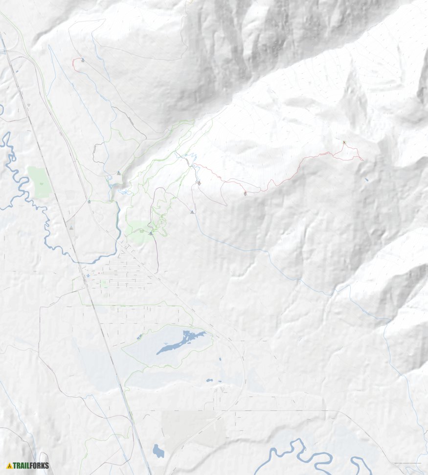 Valemon Map Valemount Bike Park Mountain Bike Trails Map by Trailforks | Avenza Maps