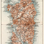 Sardinia (Sardegna) Isle map, 1913 Preview 1