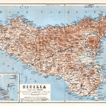 Sicilia (Sicily) map, 1912 Preview 1